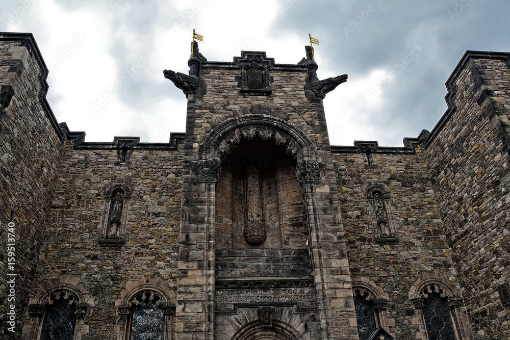 The castle, Edinburgh, Scotland