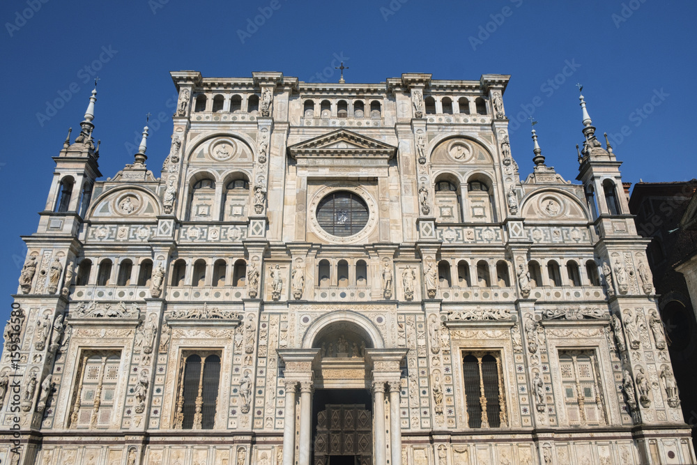 Certosa di Pavia (Italy), historic church