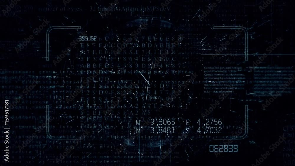 Sci Fi intro. Technological Hud opener.Good for news opener.Type 2 Black Sci Fi intro. Technological Hud opener.Good for news opener.Type 2 Black