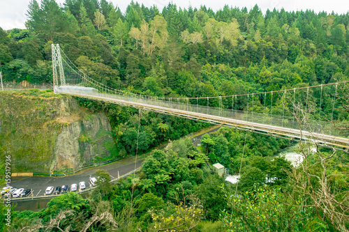 Arapuni Bridge over a Waikato river, Arapuni, New Zealand