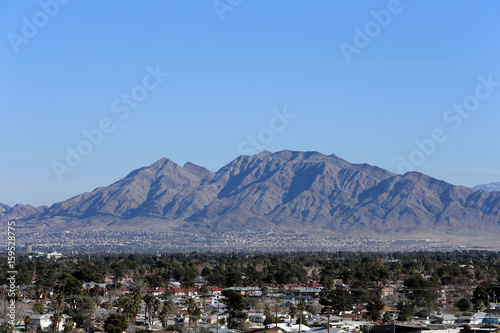 ラスベガス空港から北東方向の景色