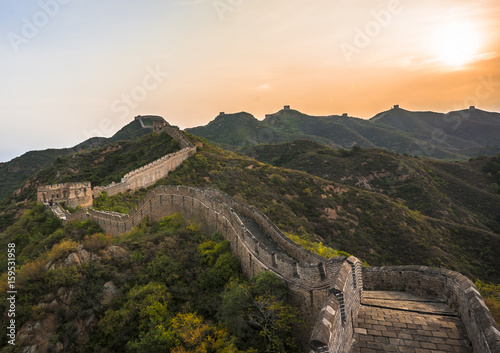 Great Wall at dusk