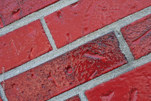 Red enamel Bricks