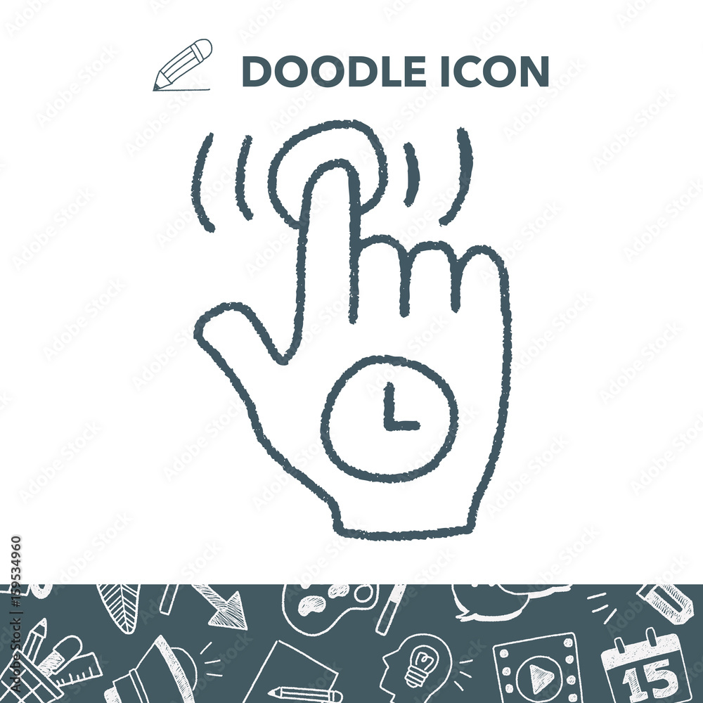 Obraz premium Gesture doodle