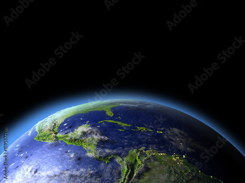 Central America from space