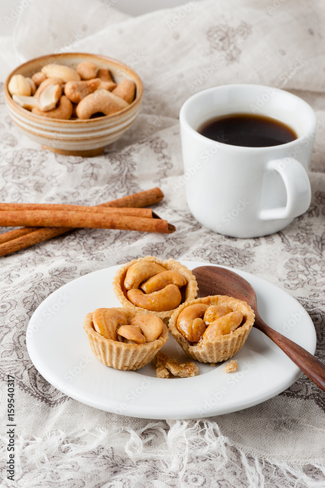 cashew nut pie cashew nut pie
