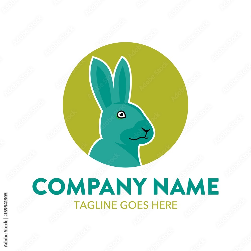 Fototapeta premium Rabbit Logo