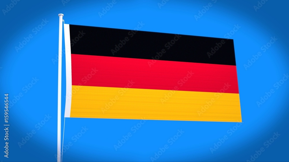 Obraz premium the national flag of German 