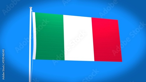 the national flag of Italy
