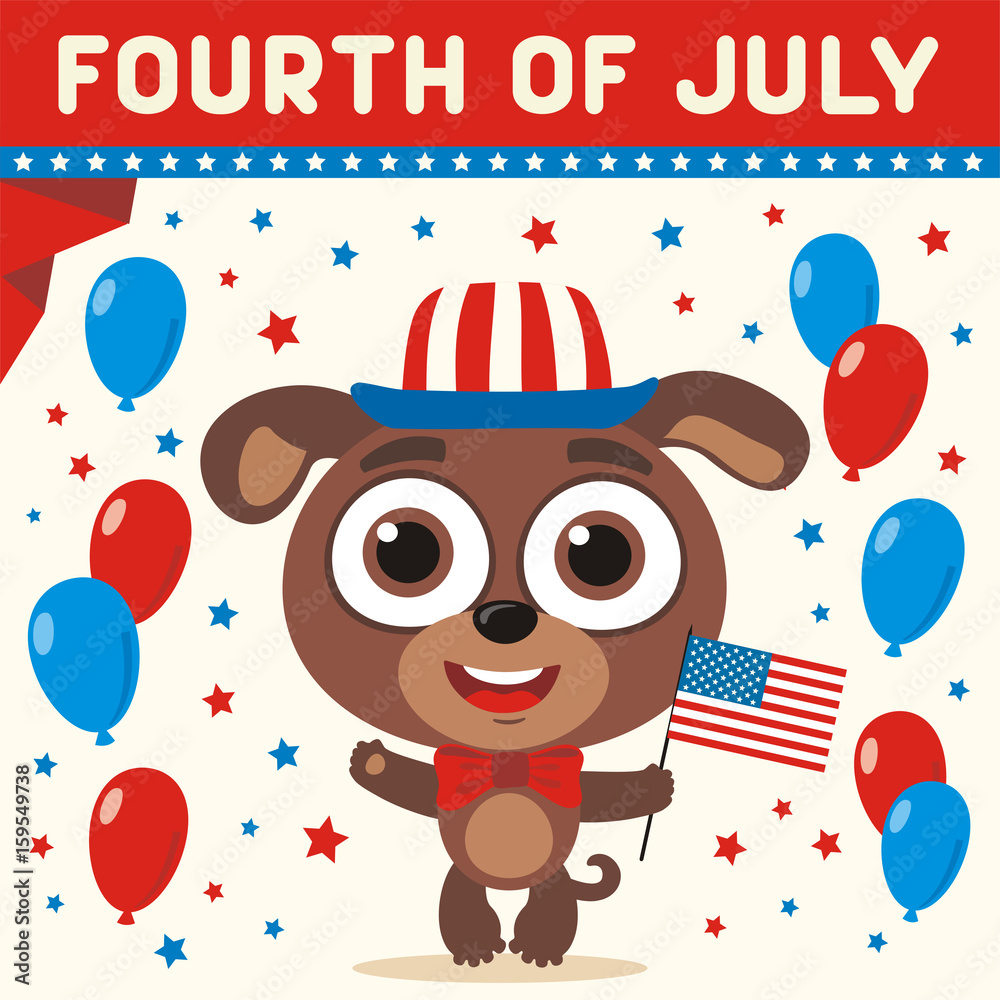 july 4th puppy names
