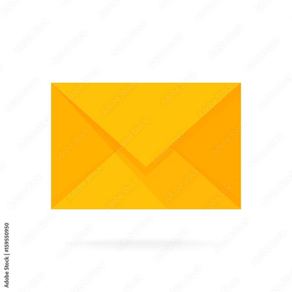 Mail envelope icon. Email send concept vector illustration Mail envelope icon. Email send concept vector illustration