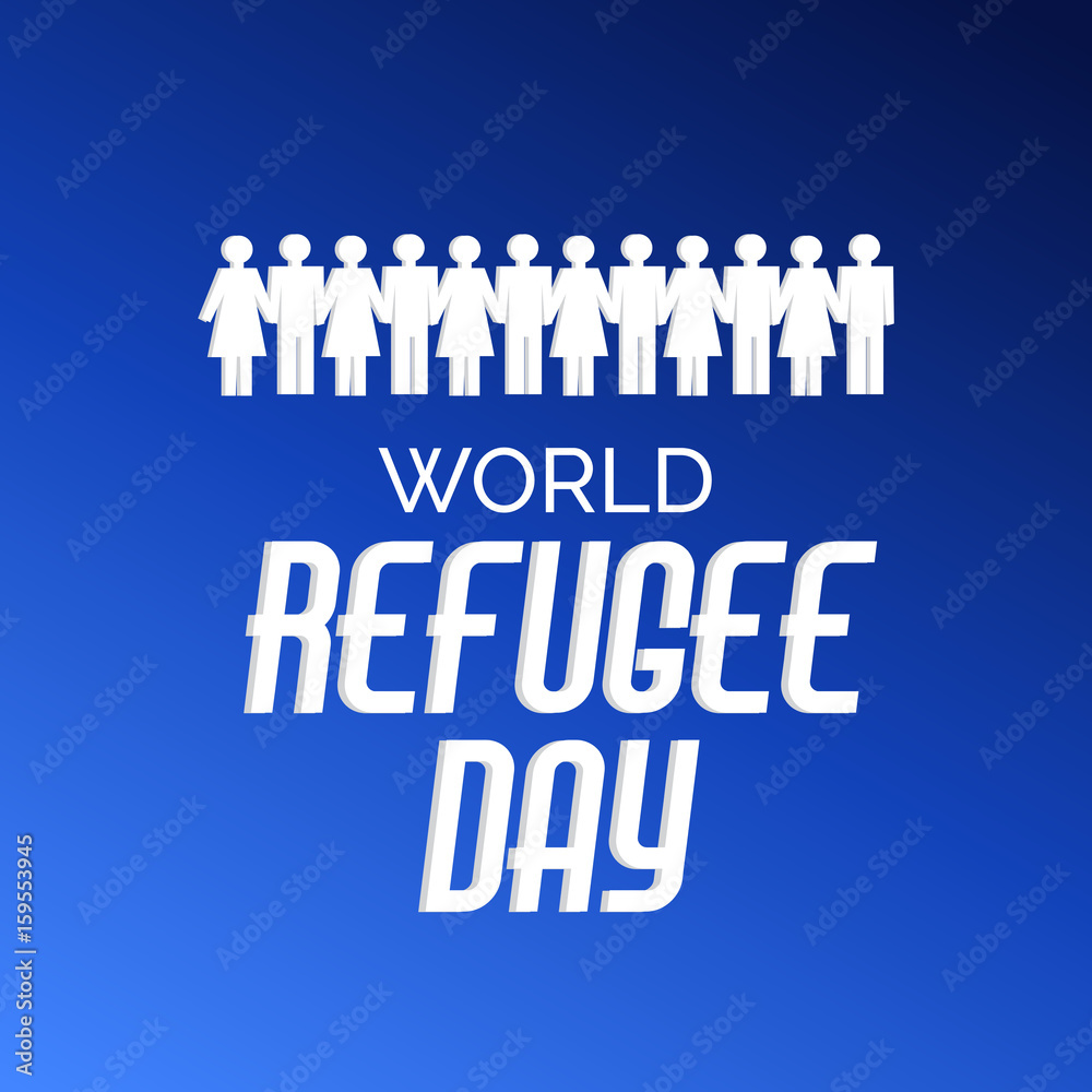 World refugee day. World refugee day.
