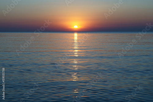 Fototapeta Naklejka Na Ścianę i Meble -  Zachód słońca nad Bałtykiem
