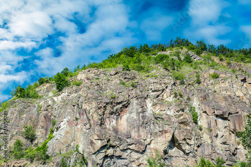 stony mountain. stony mountain cloudy sky nature