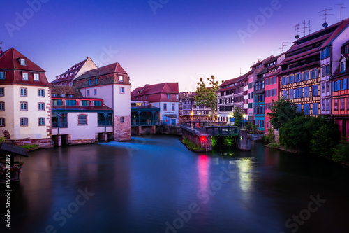 Stunning view of Strasbourg in France in Summer