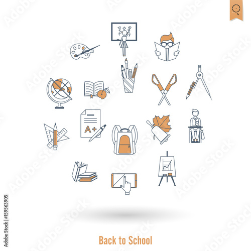 School and Education Icons