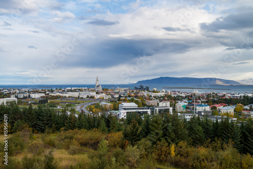 View of Reykjavik in Iceland