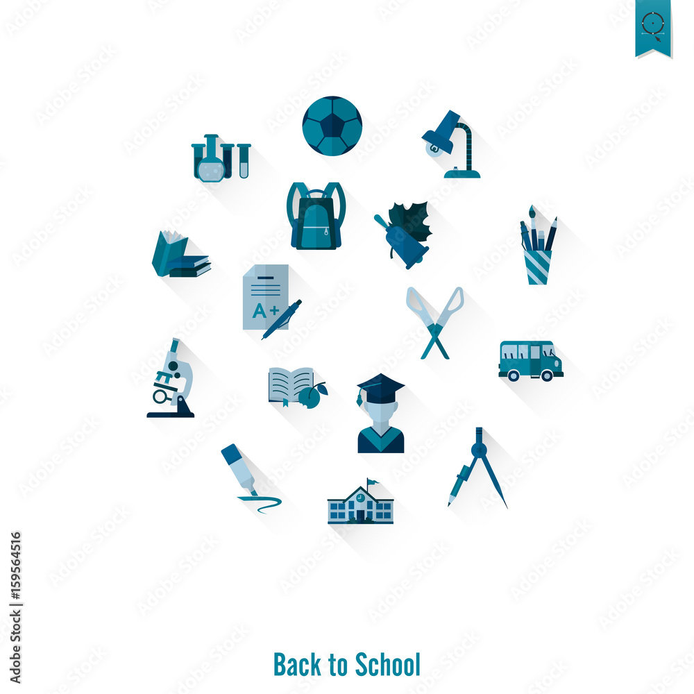 School and Education Icons School and Education Icons
