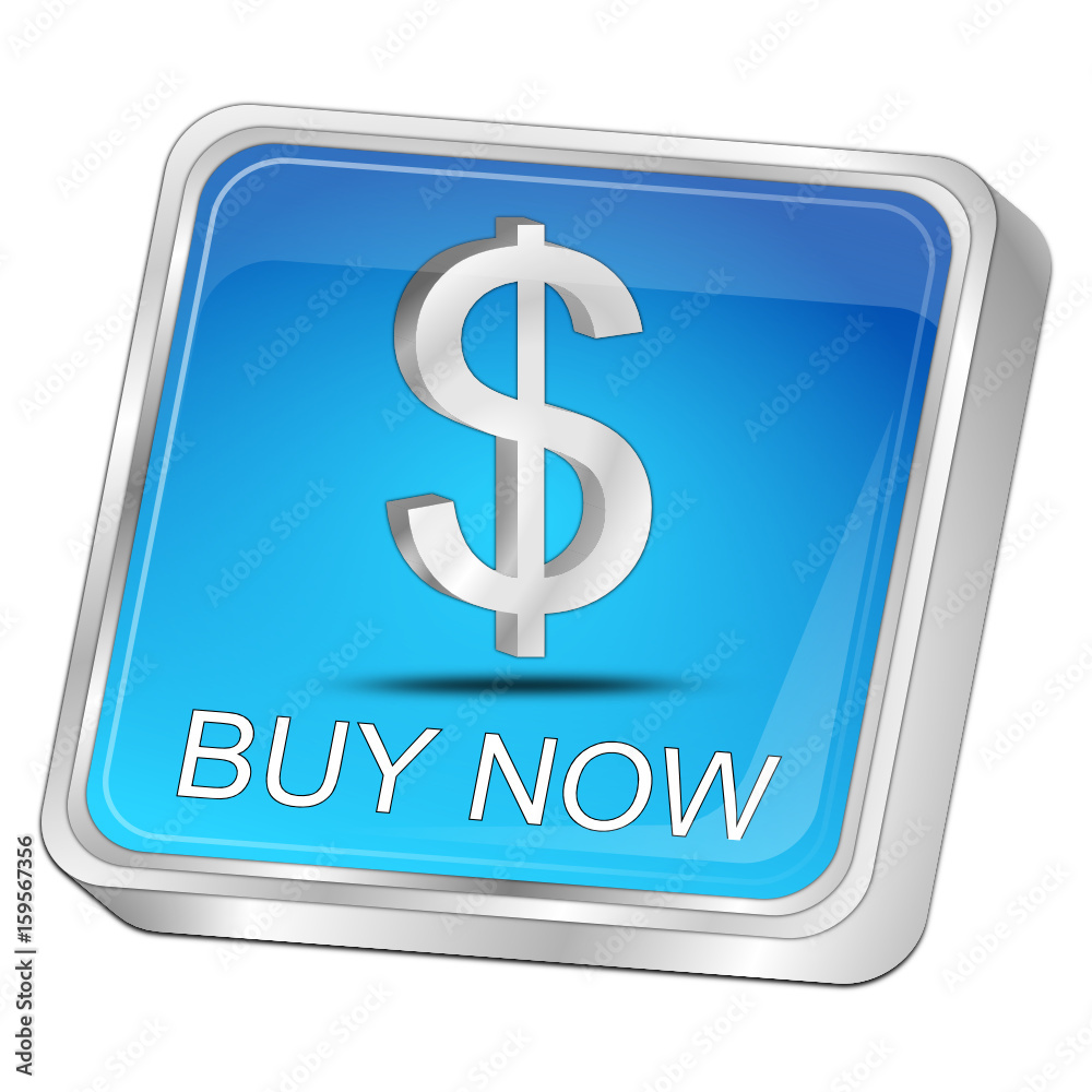 Buy now Button - 3D illustration Buy now Button - 3D illustration