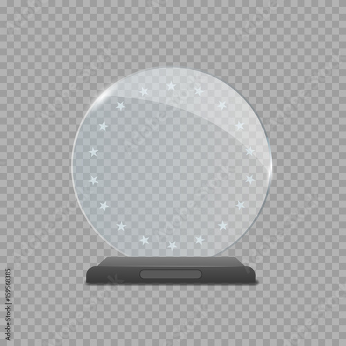 Glass Trophy Award
