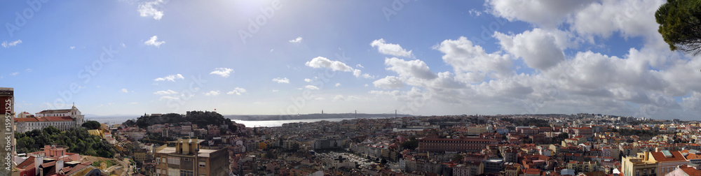Lisbon Lissabon Panorama Senhora do Monte