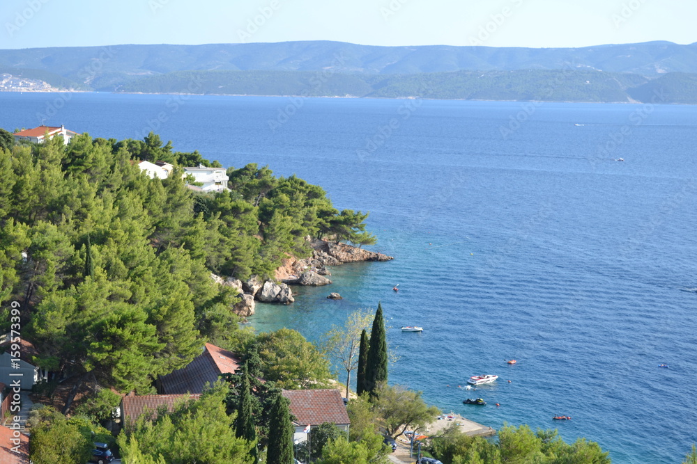 coastline view in croatia