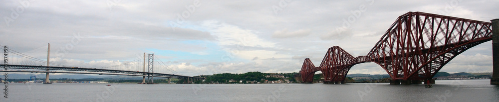 The bridges, South Queensferry, Scotland The bridges, South Queensferry, Scotland