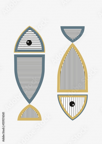 poissons rayures