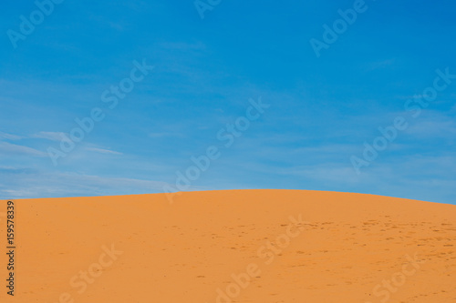 The Red Desert in Vietnam at dawn. Looks like cold desert on Mars photo