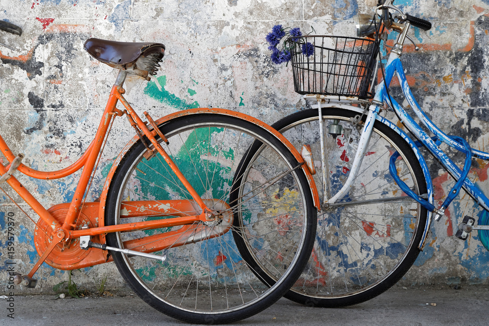 Obraz premium Le vélo est le moyen de transport le plus utile dans les villages des Cinque Terre