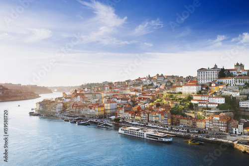 Porto, Portugal old town on the Douro river © kite_rin