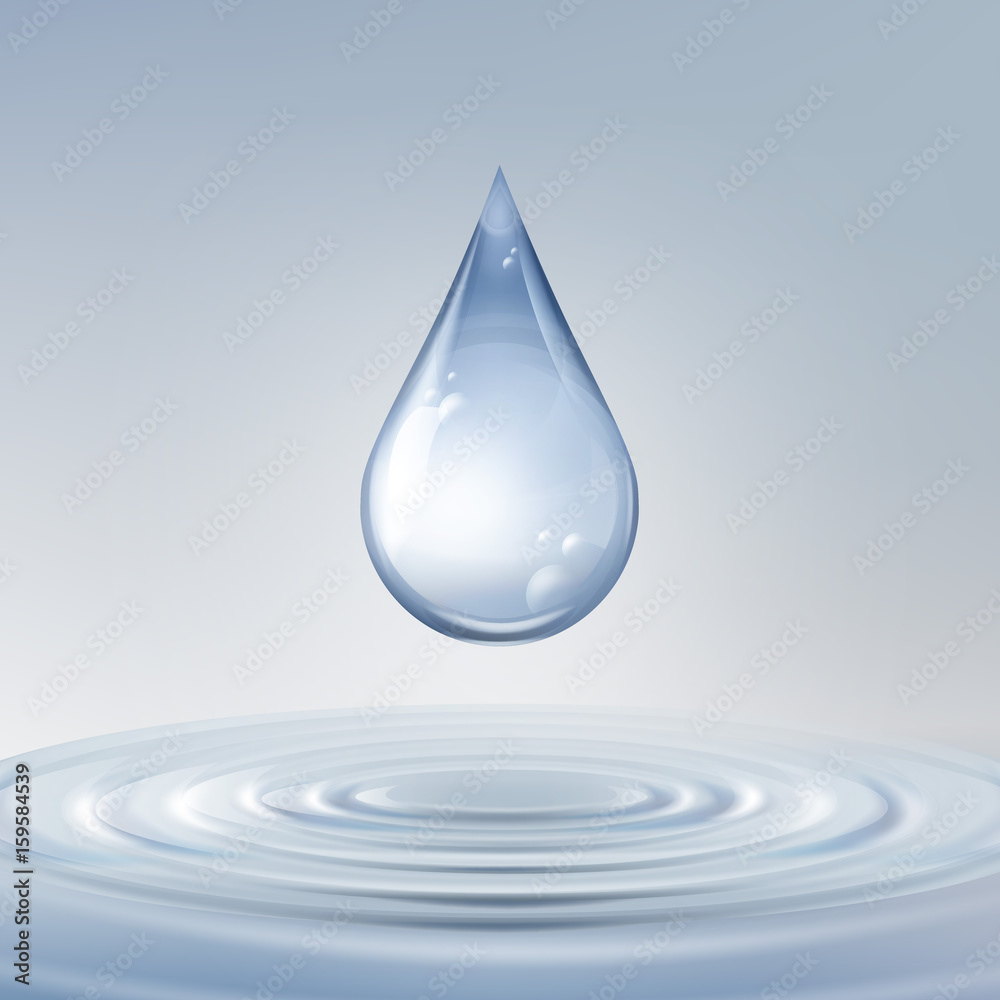 Shiny water drop Shiny water drop
