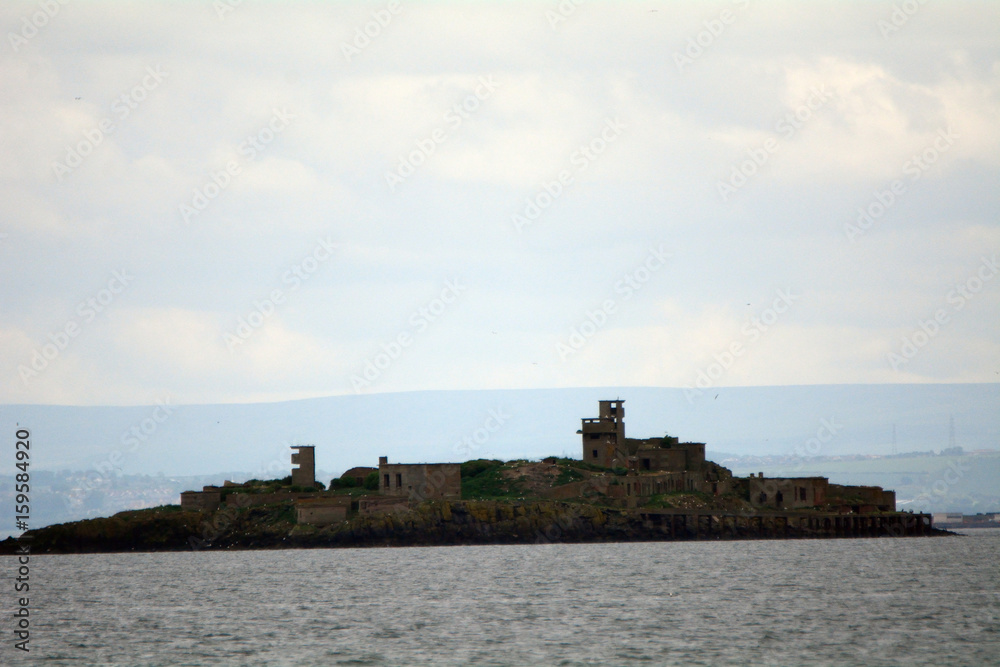Fort, Inchmickery Island, Scotland