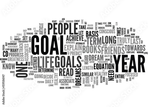 YOUR DREAM TEXT WORD CLOUD CONCEPT