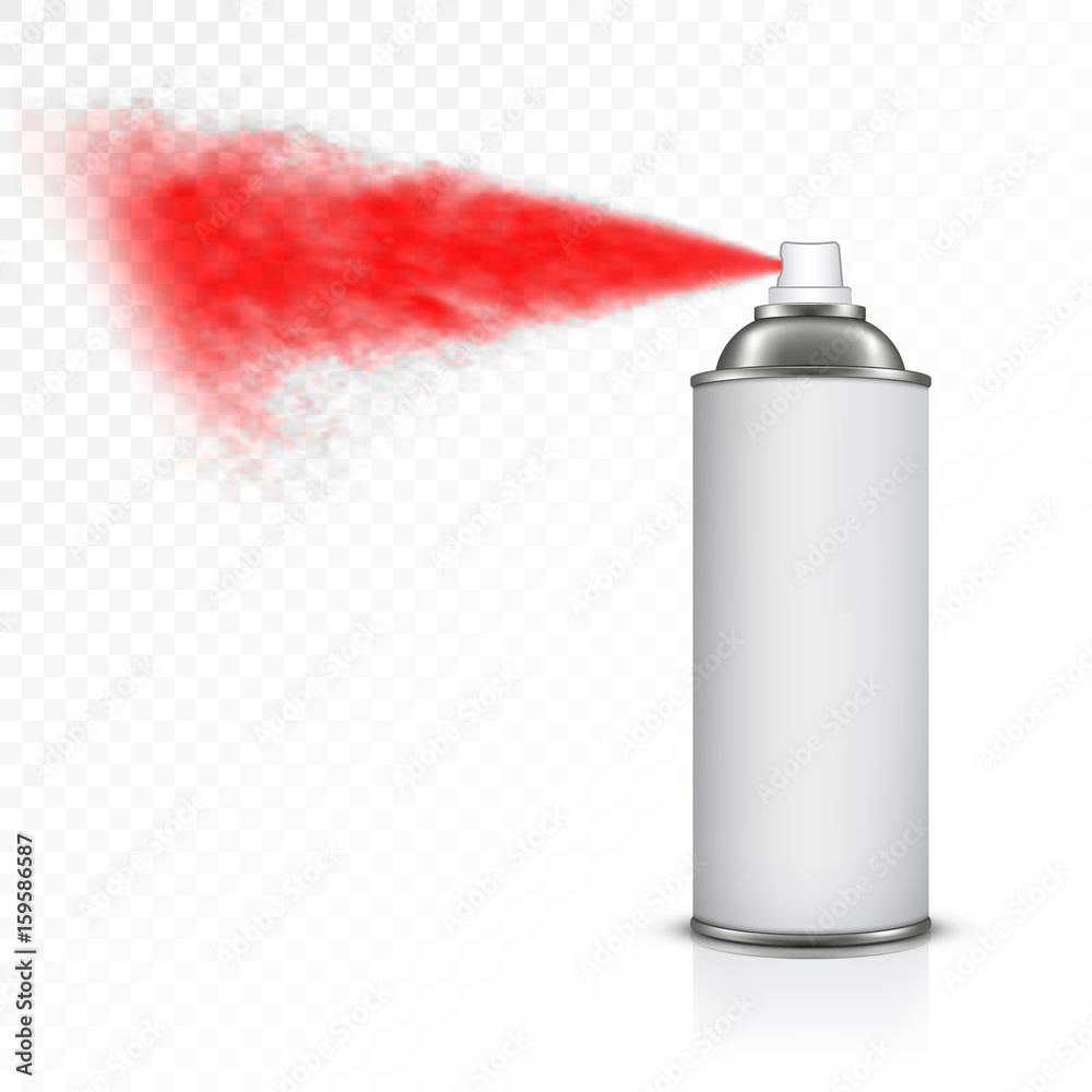 Spraying paint out of can Stock Vector Adobe Stock
