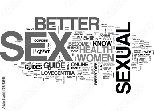 WOULD YOU LIKE TO BE KNOWN AS A SEX GOD TEXT WORD CLOUD CONCEPT