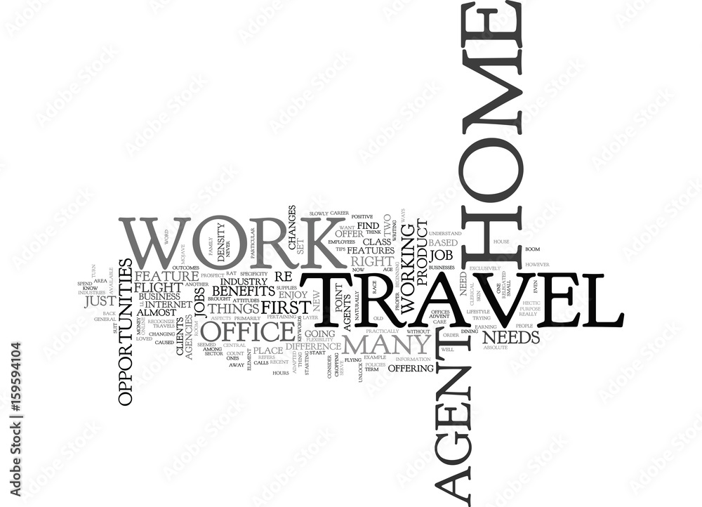 Work from store home travel agent