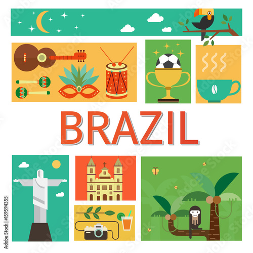 Brazil travel concept