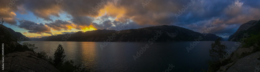 Panorama of the Lysefjord