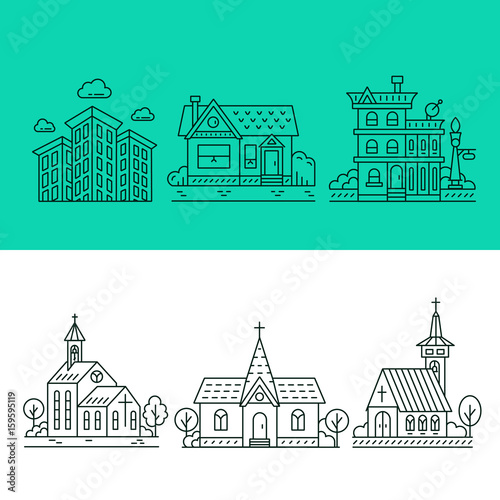 Buildings in the city