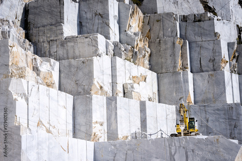 Marble quarry in Carrara. Italy photo
