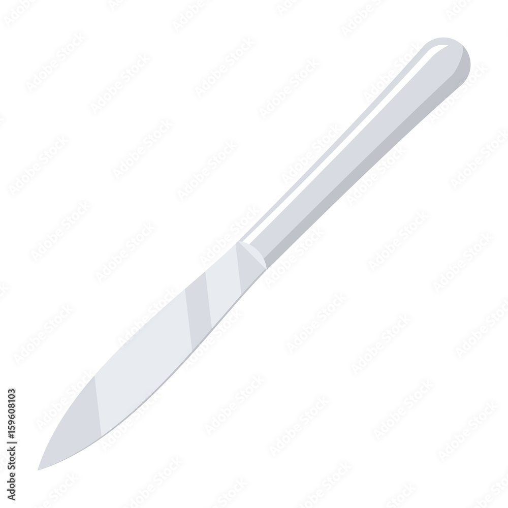 General surgery concept with scalpel, vector illustration in flat style General surgery concept with scalpel, vector illustration in flat style