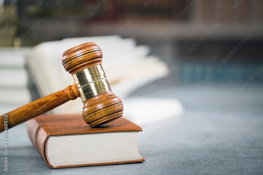 law concept, mallet of the judge, justice scale, books law concept, mallet of the judge, justice scale, books