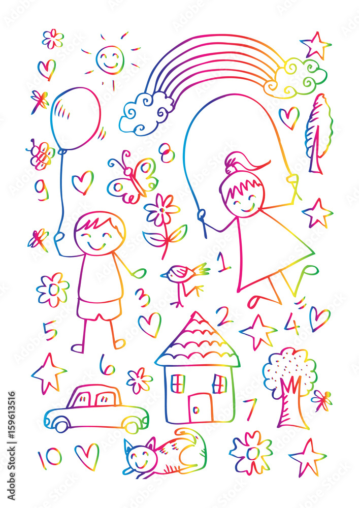  illustration for children design