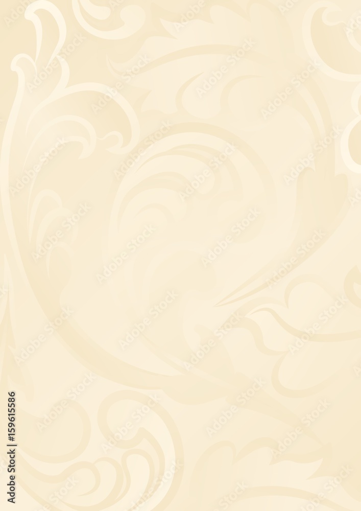 creamy background with abstract plant motif creamy background with abstract plant motif