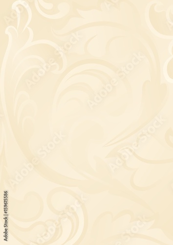 creamy background with abstract plant motif