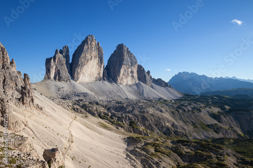 Panoramic view of Tre Cime