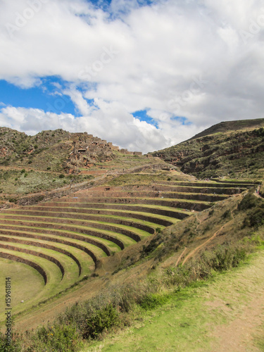 Landscape of Pisaq, in the Sacred Valley of the Incas, Peru