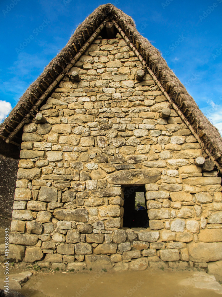 Details of Machu Picchu archaeological site Details of Machu Picchu archaeological site