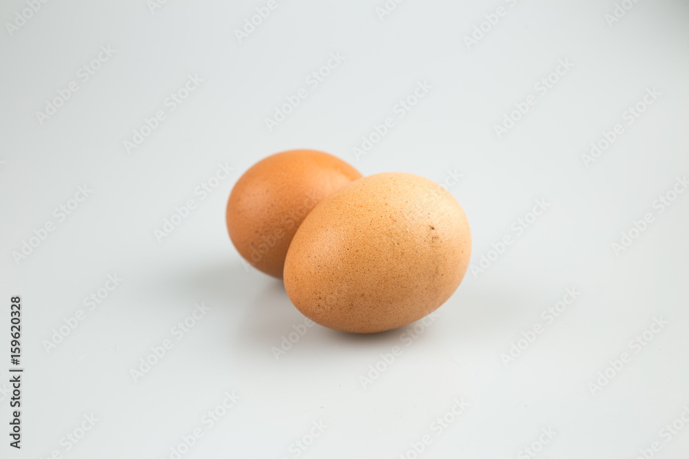 egg on white background egg on white background